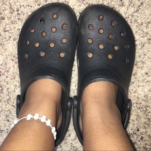 Black Crocs